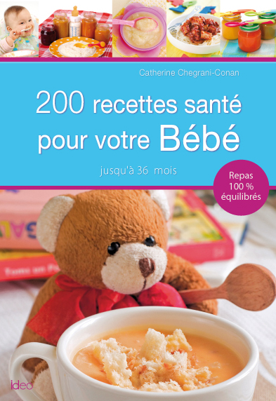 Couv 200 recettes santé pour bébé