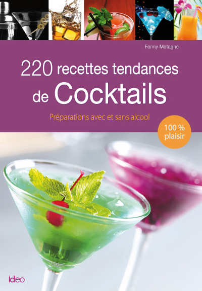 Couv 220 recettes tendances de Cocktails