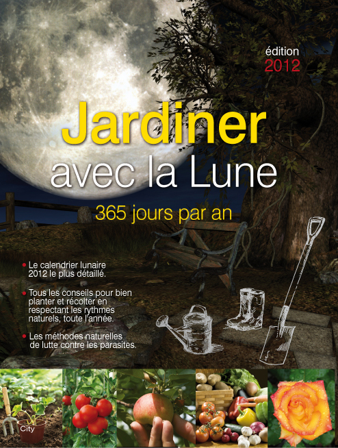 Couv Jardiner avec la Lune 365 jours par an