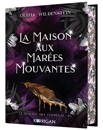 Couv La maison aux marées mouvantes collector<br>
(Le royaume des corbeaux T4)