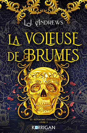 Couv La voleuse de brumes<br>
Le royaume éternel T3
